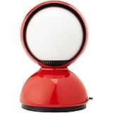 Artemide Eclisse Lampada Tavolo Metallo Rosso