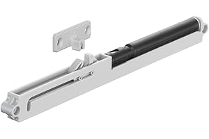 Gedotec Amortisseur de fermeture 1 pièce pour glissières de tiroirs & coulisses de tiroirs à galets universelles | Soft-Closing avec capacité de charge jusqu'à 50 kg