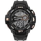 Anyeda Militär Uhr für Männer Wasserdichte LED Wasserdicht Uhren Elektronische Gegenlicht 50M Wasserdicht Damenuhren 10 Euro Herrenuhren Rechteckig