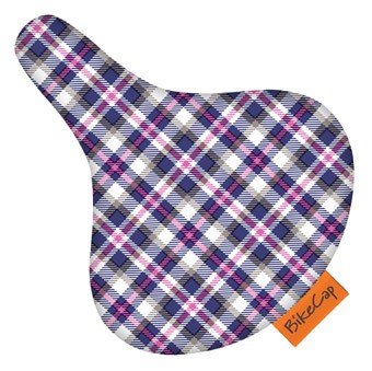 Preisvergleich Produktbild BikeCap Sattelschoner - Purple plaid