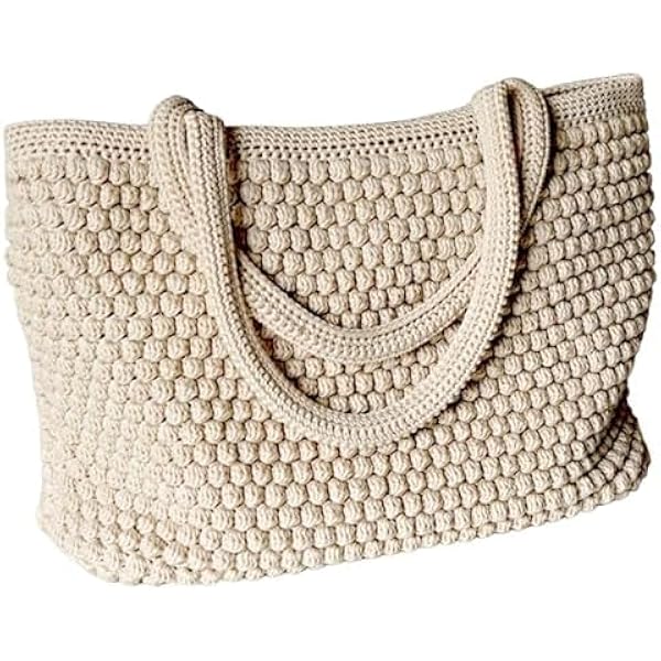 ZZARA DECORATION Cotton Handmade Shoulder Bag For Shopping Gift