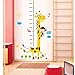 B-Comrade(TM) Giraffe Height Stickers Kids Growth Chart Height Measure Stickers
