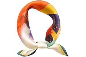 ANDANTINO 100% Mulberry Silk Long Scarf for Women Large Shawls for Headscarf and Neck- Oblong Hair Wraps with Gift Packed