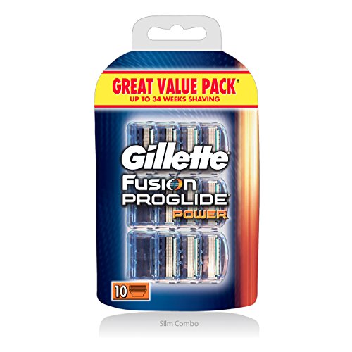 Gillette Fusion Proglide Power Razor Blades - Pack of 10