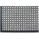 William Armes 2481010 - Alfombra de goma, 150 x 90 cm, color negro