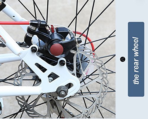 Racksoy Fahrrad MTB Scheibenbremsen Kit (F-160mm/R-140mm & F-180mm/R-160mm) + G3 Laufräder 160mm - 4