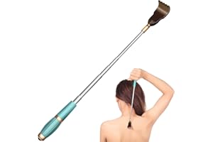 Eruinfang Back Scratcher, Extendable Back Scratchers Portable Handheld Massage Stick Hand Massager Tool Telescoping Scratcher Eliminating Back Itching for Women Men Adults (Blue)