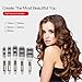 Inkint 5 Sizes Ceramic Round Brush Salon Hairdressing Hair Styling Comb Brush With Non-slip Handle Hair Brush for Quick Styling