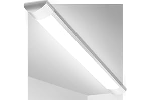 Viugreum Réglette LED 120cm, 40W Tube LED 4800LM, Plafonnier de Bureau 220V Blanc Froid 6000K, LED Tube Light pour Bureau, Garage,Atelier,Chambre, Salon, Salle de bain, Cuisine