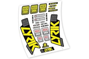 VINILOSBICI Stickers en vinyle adhésif Rock Shox Lyrik Ultimate 2020 Fourche (Brigth Yellow)