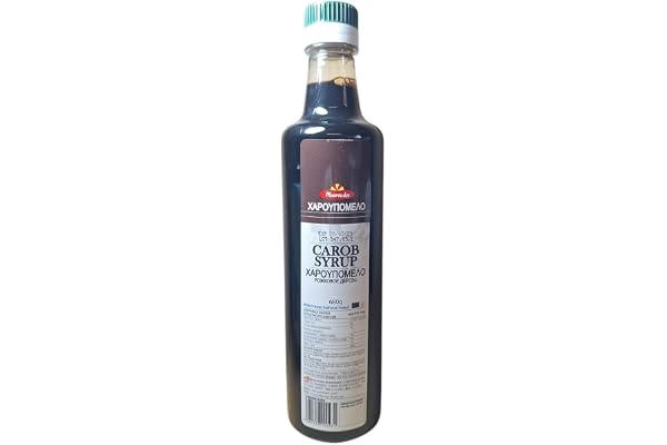 Carob Syrup Mediteranean Mavroudes Natural & Pure Cyprus Normal Drop - 1 pack of 680g