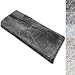 Produktbild casa pura Stufenmatten Sundae | viele Varianten | Treppenteppich mit kuschlig weichem Flor | kombinierbar mit passenden Läufern | Anthrazit - Rechteckig - 15 Stück Set