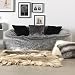 Produktbild ICON® Kenai Cloud - Zweisitzer Sitzsack in Pelzoptik - Riesensitzsack in Pelzoptik Arctic Wolf