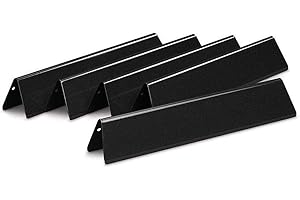 LLWQUANZSS Attachcooking 7636 - Barra aromatizadora de acero porcelánico para parrilla de gas Weber Spirit serie 300 (panel de control montado en la parte delantera) (paquete de 5)