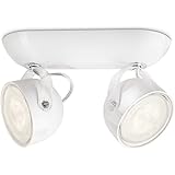Philips Lighting Dyna Lampada con 2 Faretti, LED, Bianco