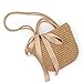Produktbild kitteny Strohtasche,Stroh Tasche,korbtasche,Reine handgemachte spinnende Schultertasche, Retro Art-Stroh umsponnene gesponnene Beutel-Reise-Riemen-Beutel-Schulter-Beutel-Handtaschen