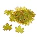 Produktbild Jakerbing 100x Künstliche Ahornblatt Herbst Blätter Kunstblumen Hochzeit Garten Dekoration - Grün