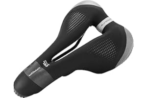 SELLE ITALIA Sportourer Garda Man Gel Flow FeC siodełko ze stopu - miękkie w dotyku Hi-Viz, L-Flow