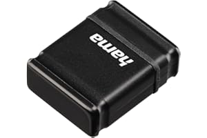 Hama 32GB USB-Stick USB 2.0 Datenstick besonders geeignet für Auto&KFZ Radio, Laptop, Computer, Netbook, Speicherstick (10 MB/s Datentransfer, Memory Stick mit Verschlusskappe, Mini-Format) schwarz
