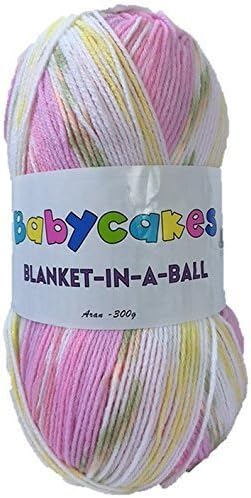Cygnet Babycakes Aran Knitting Yarn 300g 100% Acrylic 2855 Battenburg