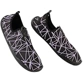 Prism Black White Sea Shoes,Beach Shoes,Pool Shoes,Flexible Design