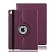 Price comparison product image Dream Wings iPad 9.7 2018/2017 Case Cover, 360 Degrees Rotating Multi Angles Stand with Auto Sleep/Wake Smart Case for Apple iPad 9.7 inch 2017 and New 2018 Model Tablet (iPad 9.7 2018, Purple)