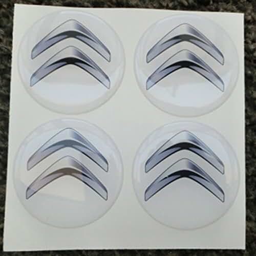 4 Autocollants Cache-moyeux Pour Citroën 65 Mm - Protection Et Style Pour Jantes, Faciles à Coller - 3