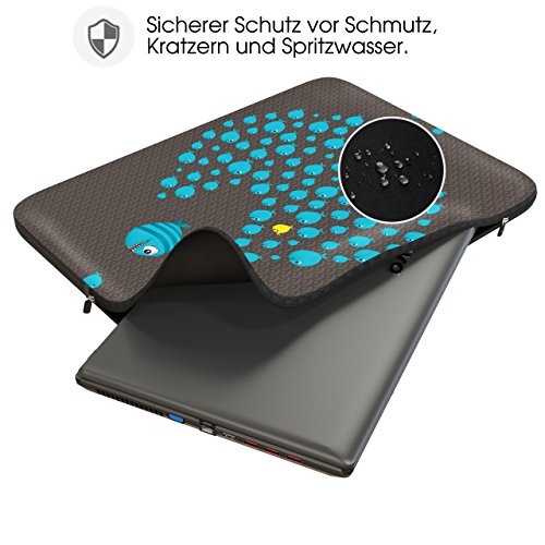 Sidorenko Designer Tablet Tasche für 10,1-10,2 Zoll aus Neopren max. Geräteabmessungen 26,5 cm x 20,5 cm - 2