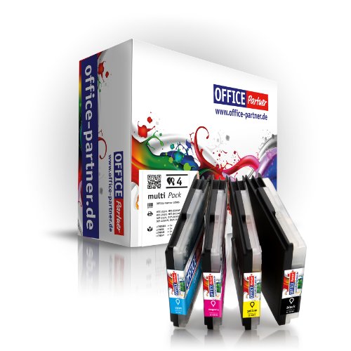 Multipack 4 Cartuchos de Tinta Compatible para Brother LC985 LC39 para Brother DCP-J125 / J140W / J-315 / J315W7 / J515W; MFC-J220 / J265W / J270W / J280W / J410 / J415W