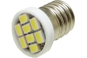 CAR-LED 2 x LED GREEN BULBS (8 SMD Forward Facing LEDs) >> LED DASHBOARD LIGHT BULB UPGRADE >> CLASSIC CAR SMITHS VDO GAUGE SPEEDO INSTRUMENTS >> E10 MES MINI SCREW 987 12v