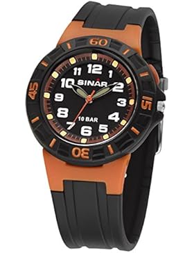 Sinar xb-20–9–Armbanduhr Unisex, Kautschuk Armband Farbe Schwarz