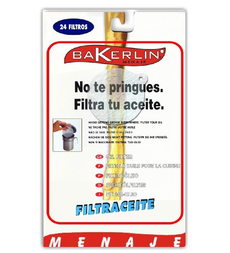 Bakerlin Speiseöl-Filter, 24 Stück
