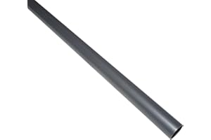 HAF® 1 x 1 Meter PVC Druckrohr Grau mit Außendurchmesser 50mm & 2,44mm Wandstärke - PVC Rohr aus PVC-U für Rohranschlüsse, Poolverrohrungen und vieles mehr - Qualität: Made in Europe