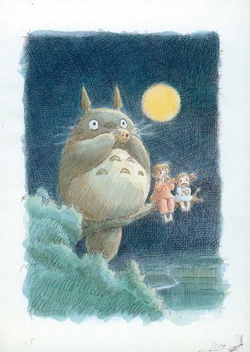Totoro (My Neighbor) 11x17 Inch (28 x 44 cm) Movie Poster