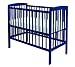 Kinder Valley Kai Baby Cot - NAVY Suitable From Birth up to 3 years
