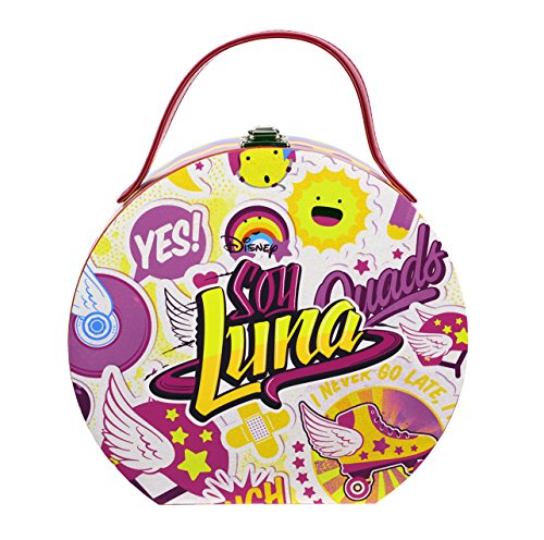 Disney Soy Luna Beauty-Set für Mädchen (Schminke für Lippen und Augen, Nagellack, Sticker, Schmuck) im stylischen Make-Up-Koffer - 3