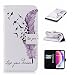 Produktbild HopMore Huawei P20 lite Leder Hülle mit Kartenfach Klappbar Mandala Design Muster Silikon Bumper Ledertasche Magnetverschluss Huawei P20 lite Handyhülle Standfunktion Holster Stoßfest Schutzhülle Tasche Schale Cover Case - Blaue Feder