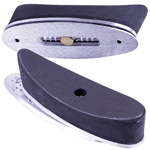 Bisley Adjustable Buttplate Recoil Pad Rubber Alloy by Bisley