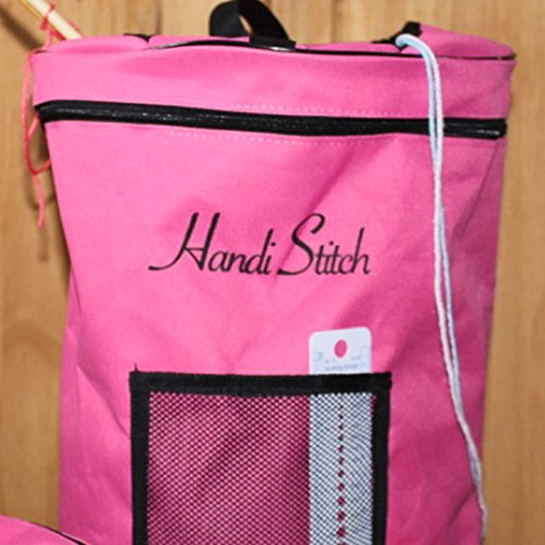 Stricken Tasche zum Garn / Wolle Lagerung – Leichte Aufbewahrungstasche fur Wolle, Stricken oder Hakeln Halter, Stricken Zubehor – Schutzen Wolle und Verheddern zu vermeiden durch Handi Stitch – Blau - 5