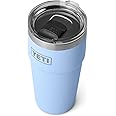 YETI Rambler 20 oz Stackable Tumbler, Stainless Steel, Vacuum Insulated with MagSlider Lid, Big Sky Blue