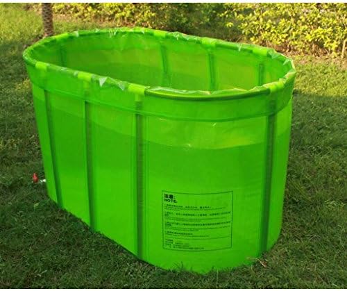 QZz Air Baths Double Non-inflatable Bathtub Folding Bath Tub Adult Bathtub Bath Tub / Bath Tub ( Color : Green )