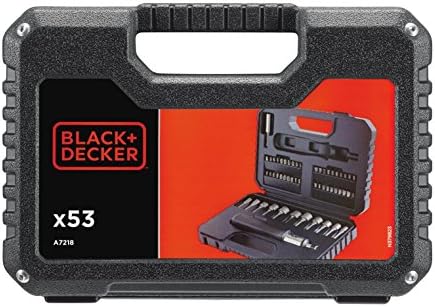 Black + Decker A7218 Drill/53 pcs Tool Set