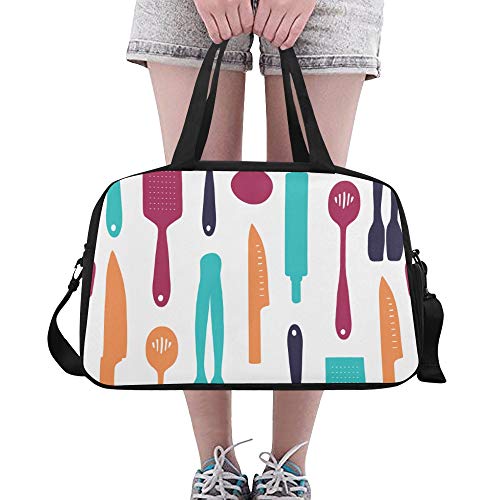 Preisvergleich Produktbild Reopx Küche kochwerkzeug große Yoga Gym Totes Fitness handtaschen reisetaschen Schultergurt schuhbeutel für übung Sport gepäck für mädchen männer Frauen im freien