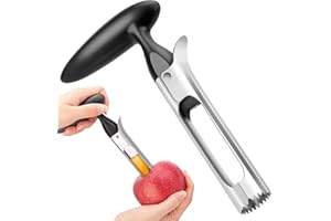 EBHO Taglia Mela,Sbuccia Mela,Leva Torsolo Mela,Lame in Acciaio Inox per Alimenti, Levatorsolo per Mele con Impugnatura in ABS