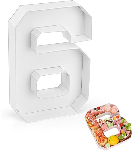 WENPACK 30,5 Cm Scatola A Forma Di Lettera Di Cartone Riempibile Trasparente Copertura Dolci Salumi Imballaggio Al Pascolo (P