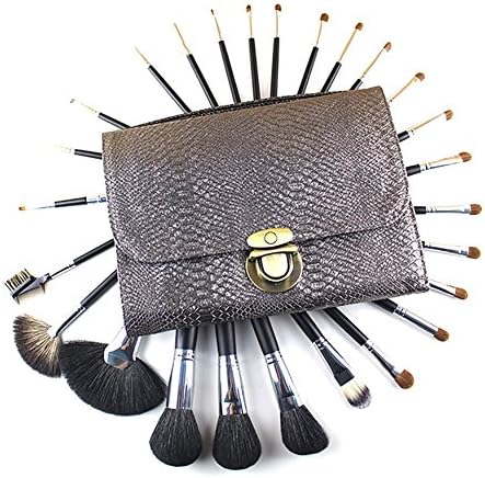 Makeup Brush,26Pcs/Set Bag Wool Wooden Handle Makeup Brush Blending Powder Eyeshadow Contour Concealer High-end Beauty Cosmetic Cheek Brush Tool Kit