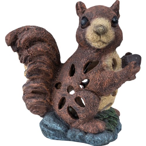 Preisvergleich Produktbild HEITRONIC Solar LED Leuchte Solarleuchte EICHHÖRNCHEN