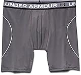 under armour boxerjock 2 pack Rendimiento cintura Under Armour ISO Chill 6\'\' Boxerjock Boxers, Hombre, Gris Grafito, S