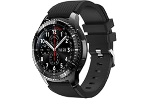FunBand kompatybilny z Samsung Galaxy Watch 3 45 mm, 22 mm, miękki silikonowy pasek do Galaxy Watch 3 / Gear S3 Frontier / S3 Classic/Galaxy Watch 46 mm/Huawei Watch GT2 Pro Smart Watch