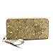 Produktbild MB Cork Bag-324-E, Damen-Geldbörse Gold Beige 20x10x2.5cm